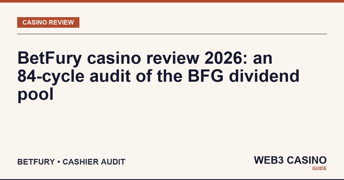 BetFury casino review 2026 verdict