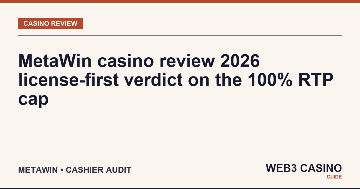 MetaWin casino review 2026 verdict